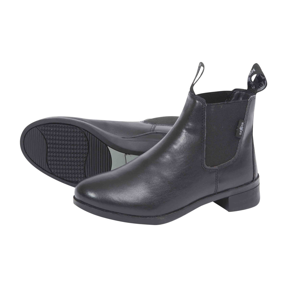 Saxon Syntovia Jodhpur Boot In Black - Robinsons Equestrian