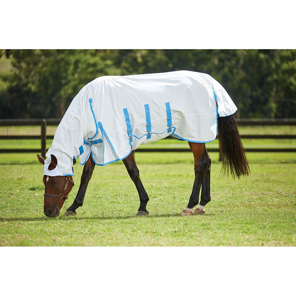 Couverture Anti-eczéma Brama West Pour Chevaux - Protection Complète Contre Les Insectes