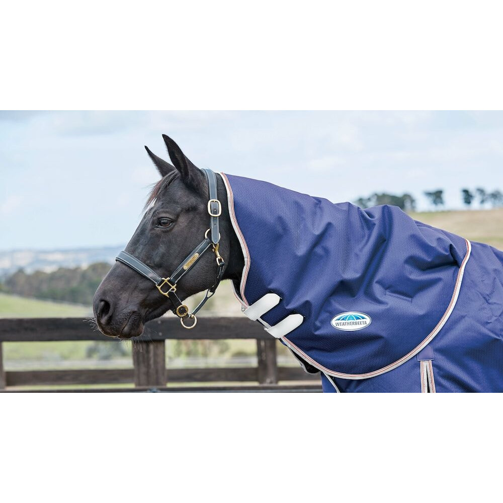 Weatherbeeta Couvre-Cou En Stretch – Protection Et Chaleur Pour Cheval – Polycoton Matelassé – Doublure Satin