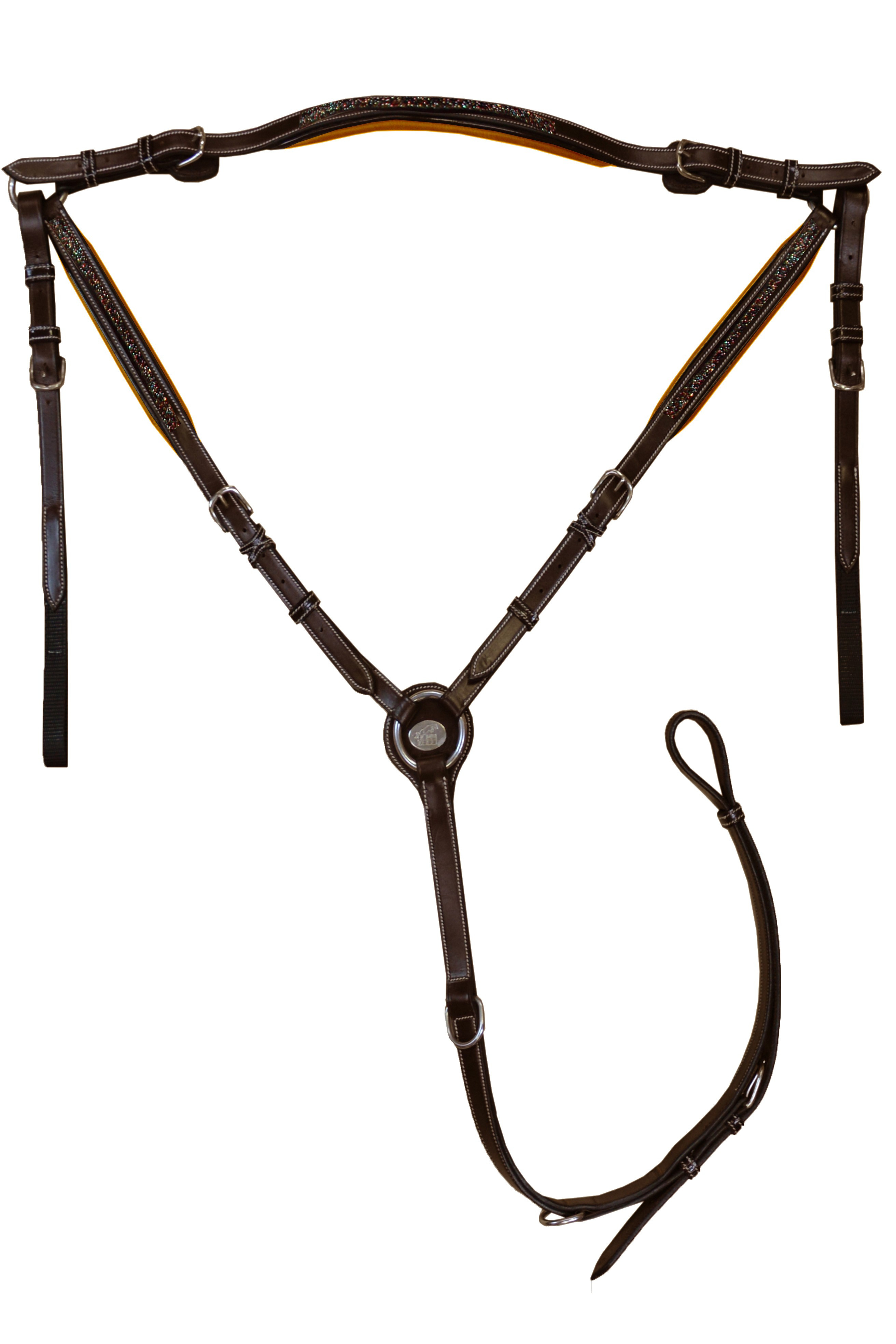 Collier de chasse Jump'In Crystal week Havane Marron