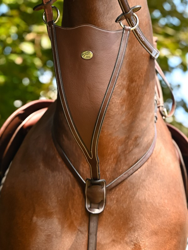 Martingale bib Jump'In Acajou Bordeaux