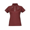 Polo manches courtes Weatherbeeta Victoria Premium femme - Bordeaux