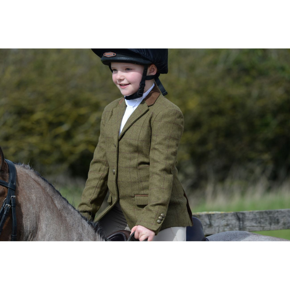 Veste D'équitation Equetech Junior Bellingham Tweed - Enfant - Taille