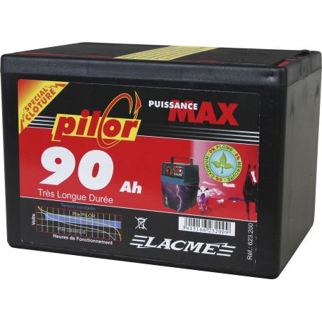 Pile Pilor 9v 90Ah Lacmé