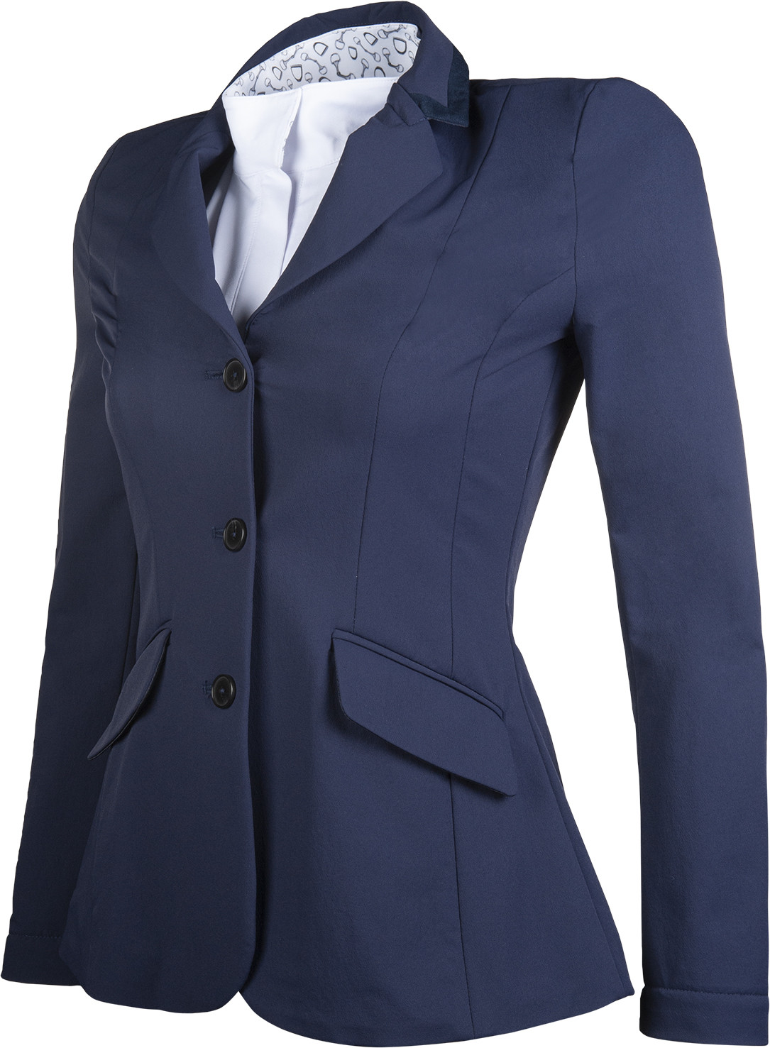 Veste de concours Woman Hunter HKM Bleu foncé Veste de concours Woman Hunter HKM Bleu foncé