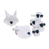 Set de compétition Cuddle Pony HKM - Blanc / bleu foncé