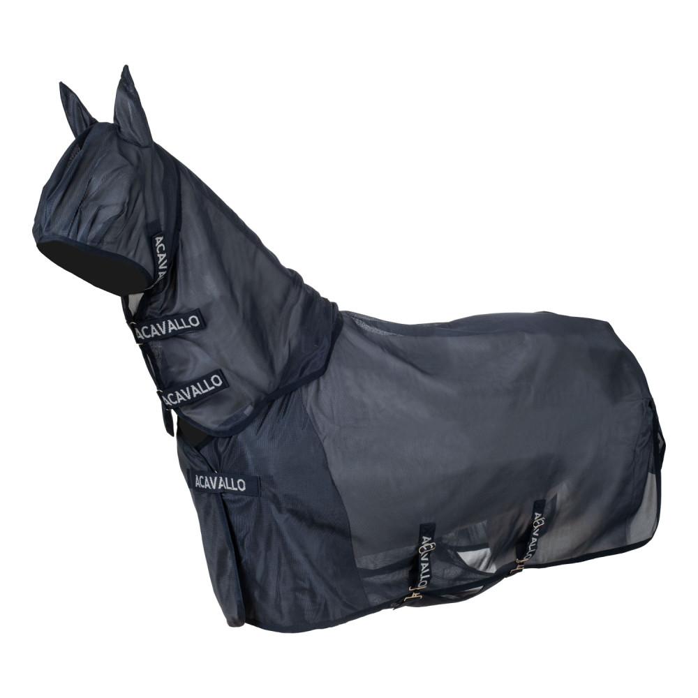 Bonnet d'équitation anti-mouches Black Line Edition