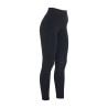 Legging ajustés en tissu technique stretch femme Kao Light Equestro - Noir / noir
