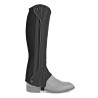 Mini-chaps en cuir Chester Equestro - Noir