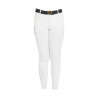 Pantalon enfant en tissu technique Equestro - Blanc