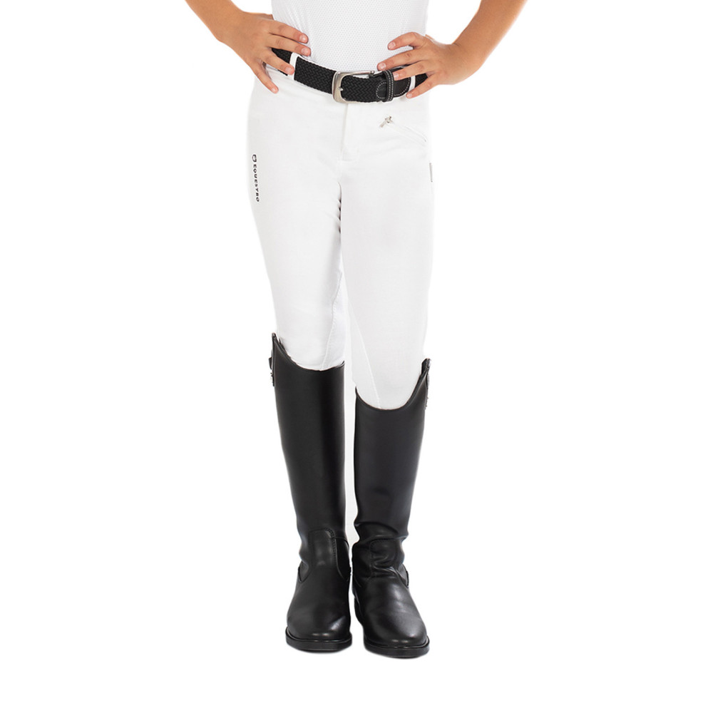 Collant équitation Kerrits Enfant Power Stretch Beige Taille M - Genouillère Silicone