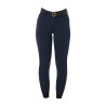 Pantalon taille haute avec grip intégral femme Equestro - Marine