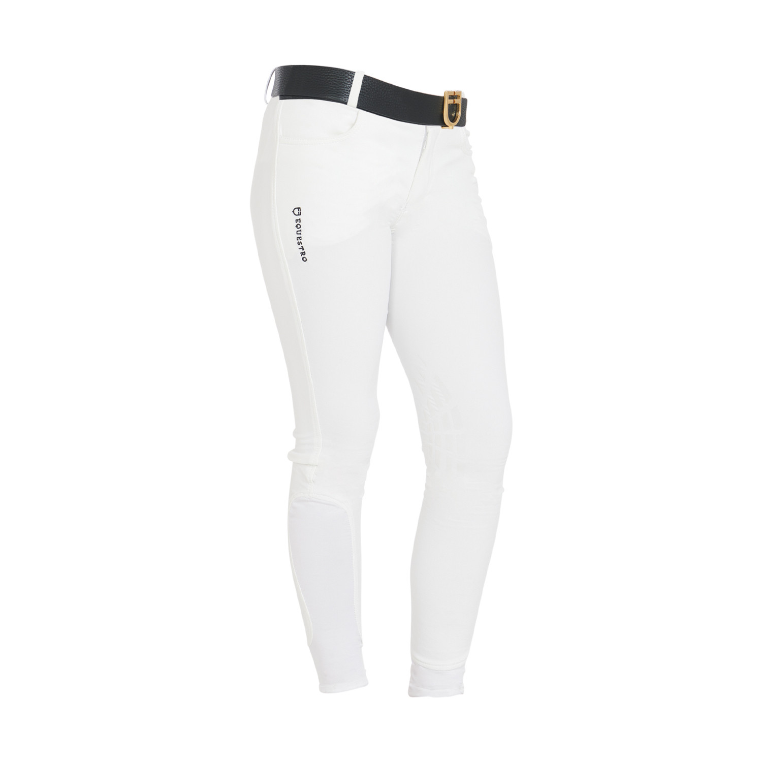 Pantalon enfant en tissu technique Equestro Blanc