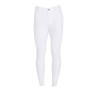 Pantalon ajusté avec grip homme avec logo Caspar Equestro - Blanc