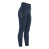 Legging ajustés femme avec grip complet Classic Equestro - Marine