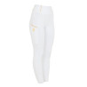 Legging ajustés femme avec grip complet Classic Equestro - Blanc