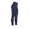 Legging ajustés en tissu technique stretch femme Kao Equestro - Marine / émeraude
