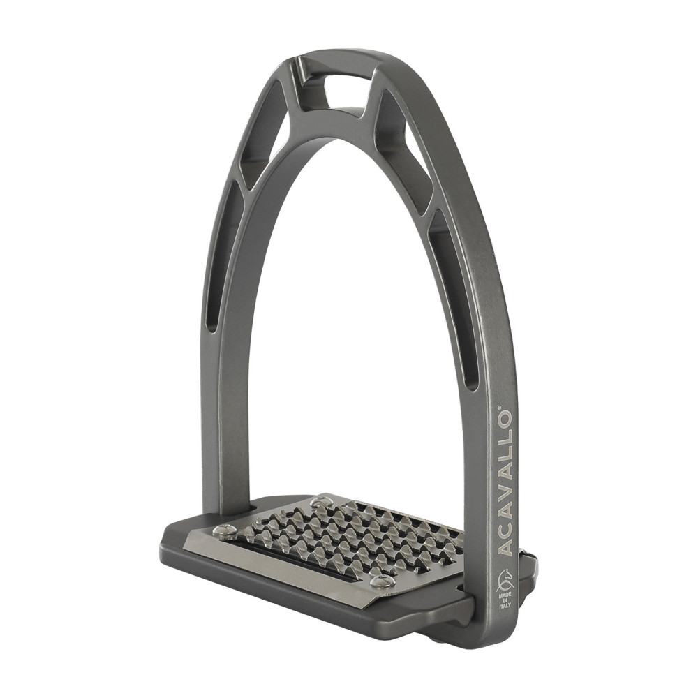 Étrier Acavallo Busse Arena - Aluminium Léger Et Stable - Sécurité Innovante Pour Équitation