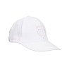 Casquette unisex de la nouvelle collection Equestro - Blanc / rose
