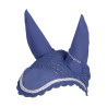 Bonnet anti-mouches tricoté avec cordura Equestro - Bleu royal
