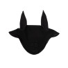 Bonnet anti-mouches en tissu technique avec logo GP Equestro - Noir / noir