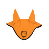 Bonnet anti-mouches en tissu technique avec logo GP Equestro - Orange / noir
