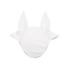 Bonnet anti-mouches en lycra avec logo en silicone Acavallo - Blanc / blanc