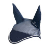 Bonnet anti-mouches en coton et tissu perforé Diamond Equestro - Marine