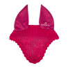 Bonnet anti-mouches en coton avec oreilles élastiques Equestro - Fuchsia