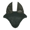 Bonnet anti-mouches en coton avec oreilles élastiques Equestro - Vert