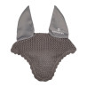 Bonnet anti-mouches en coton avec oreilles élastiques Equestro - Gris