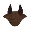 Bonnet anti-mouches collection basique avec oreilles élastiques Equestro - Marron