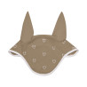 Bonnet anti-mouches logo multicolore White Line Edition Equestro - Marron