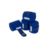 Bandes de polo respirantes poney Trim par 4 Equestro - Royal / noir