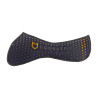 Amortisseur mémoire de forme avec grip en silicone et logo Equestro - Marine