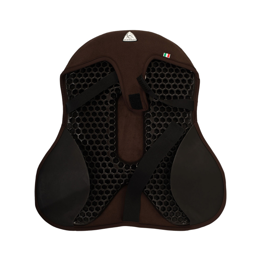 Coussin De Selle Acavallo Gel Out 20 Mm – Noir, Taille DR/L, Antidérapant Et Respirant