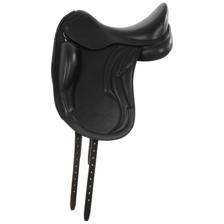 Selle de dressage à quartier unique en cuir Lusiana Equestro