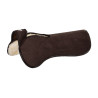 Amortisseur suede full mouton Acavallo - Marron / marron