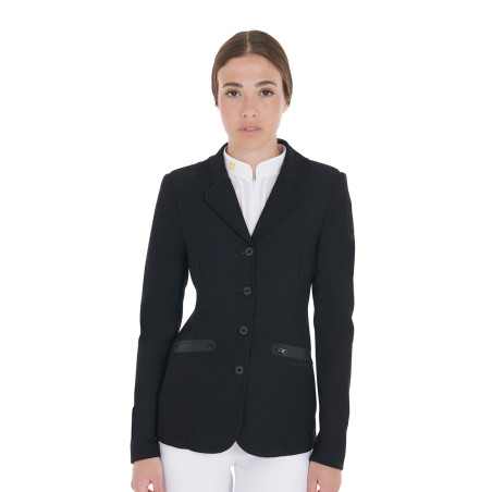 Veste de concours perforée femme 4 boutons Equestro