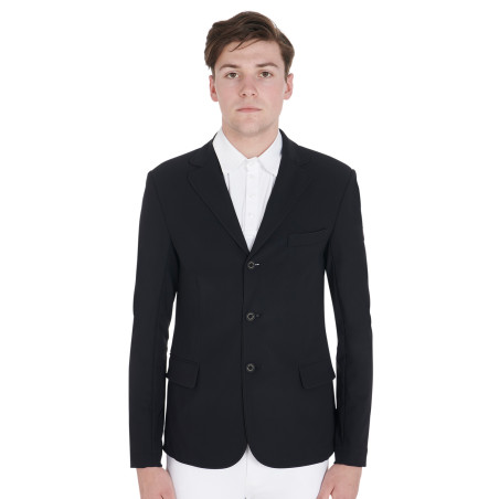 Veste de concours perforée homme en tissu technique Equestro