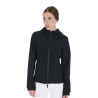 Veste softshell ajustée femme avec poches dissimulées Equestro - Noir