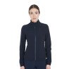 Veste technique femme en tissu perforé Hamar Equestro - Marine