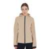 Veste softshell ajustée femme avec poches dissimulées Equestro - Beige