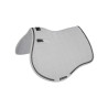 Tapis de selle obstacle en tissu technique respirant collection Elegance Equestro - Blanc