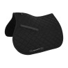 Tapis de selle obstacle en coton collection basique Equestro - Noir