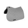 Tapis de selle obstacle en coton collection basique Equestro - Gris