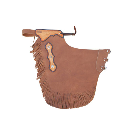 Chaps Western en Cuir Lisse Rodeo Lakota