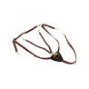 Collier de chasse en Biothane avec Martingale Lakota - Marron foncé