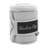 Bandes de Travail en Polaire et Élastique par 4 Umbria Equitazione - Blanc