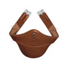 Sangle bavette en Cuir Supreme - Cognac